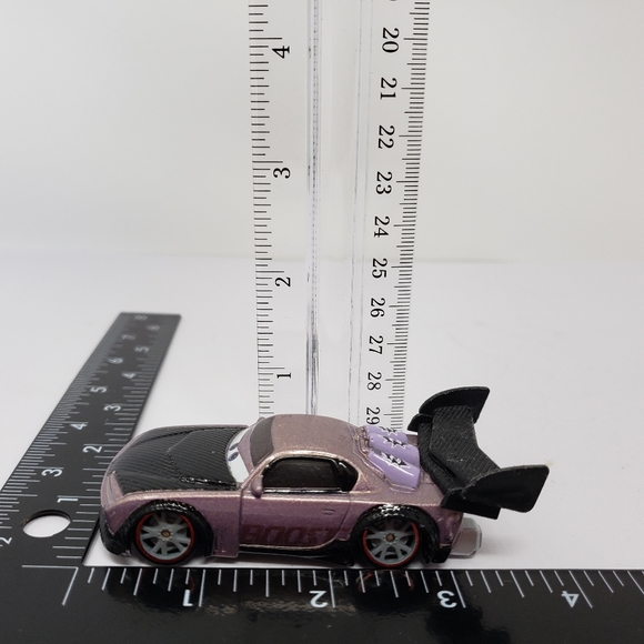 Disney Pixar Cars BOOST Supercharged Diecast Purple Car with Red Rims - Picture 5 of 14